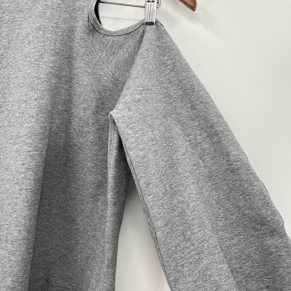 Lululemon Grey Mock Neck Cutout Long Sleeve Sweatshirt‎ Women's Size 12 - Picture 6 of 12